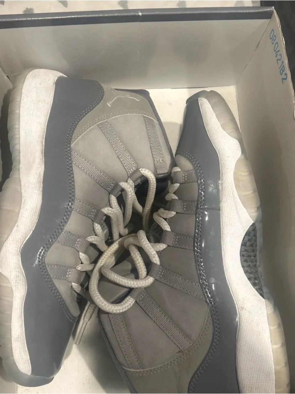 Jordan 11 Low Men's Sneakers - Grey/White. Retro cool gray 2021